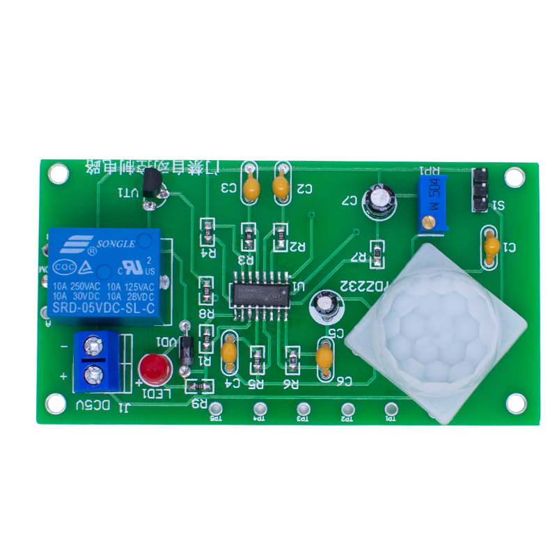 Electronics Diy Pcb Design Projects - 적외선 초전형 인체 감지 스위치 키트,