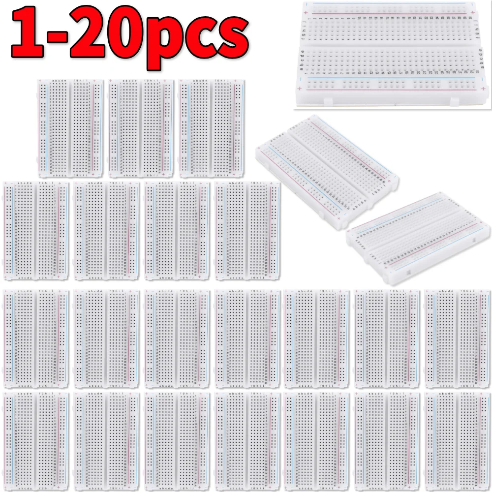 Diy Electronics Breadboard - 1-20pcs 400 타이 포인트 솔더리스 PCB