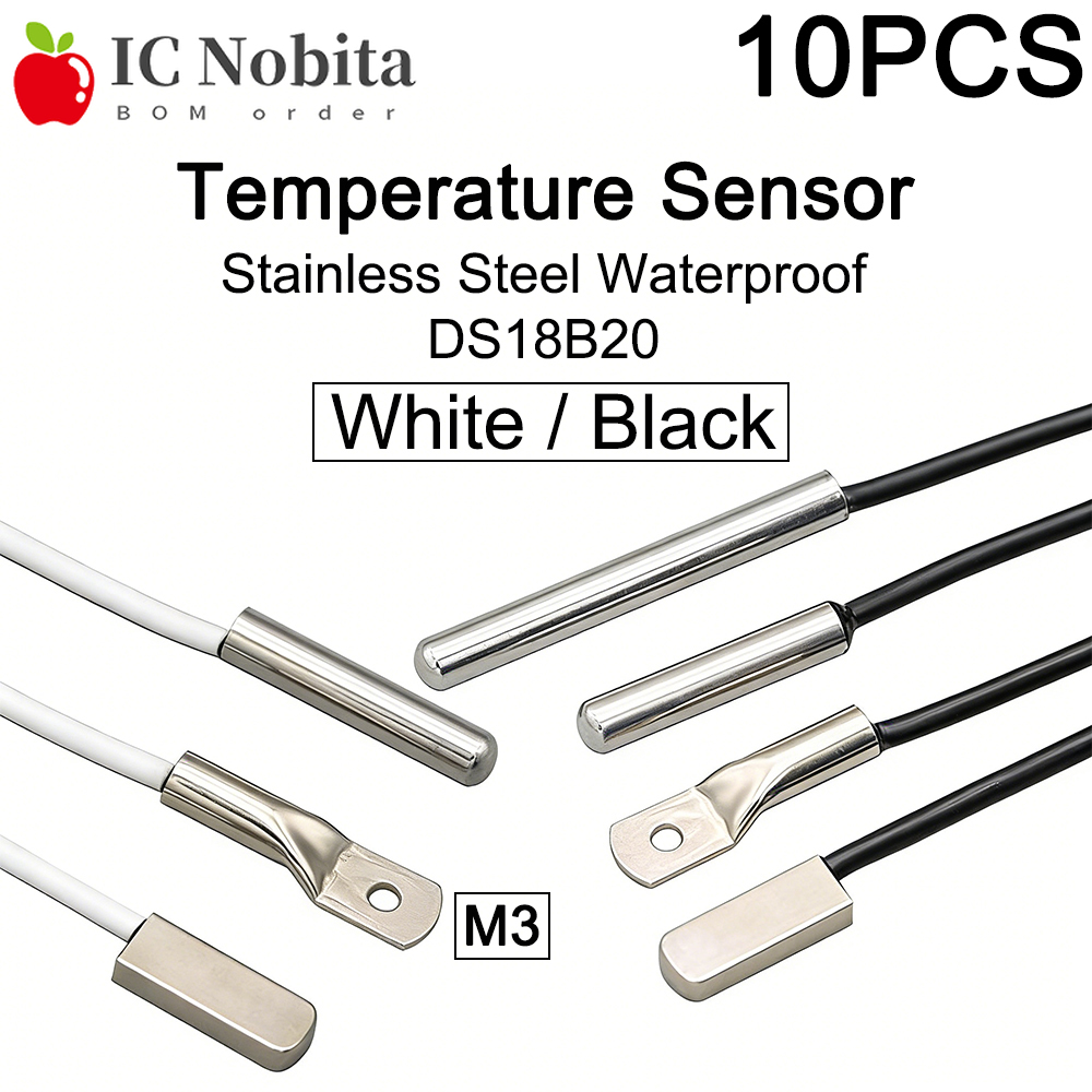 Ds18B20 Temperature Sensor - 10PCS DS18B20 스테인레스 스틸 방수 온도