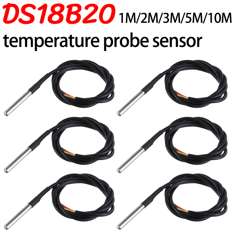 Ds18B20 Temperature Sensor - 방수 케이블 프로브 온도 센서, DS18B20