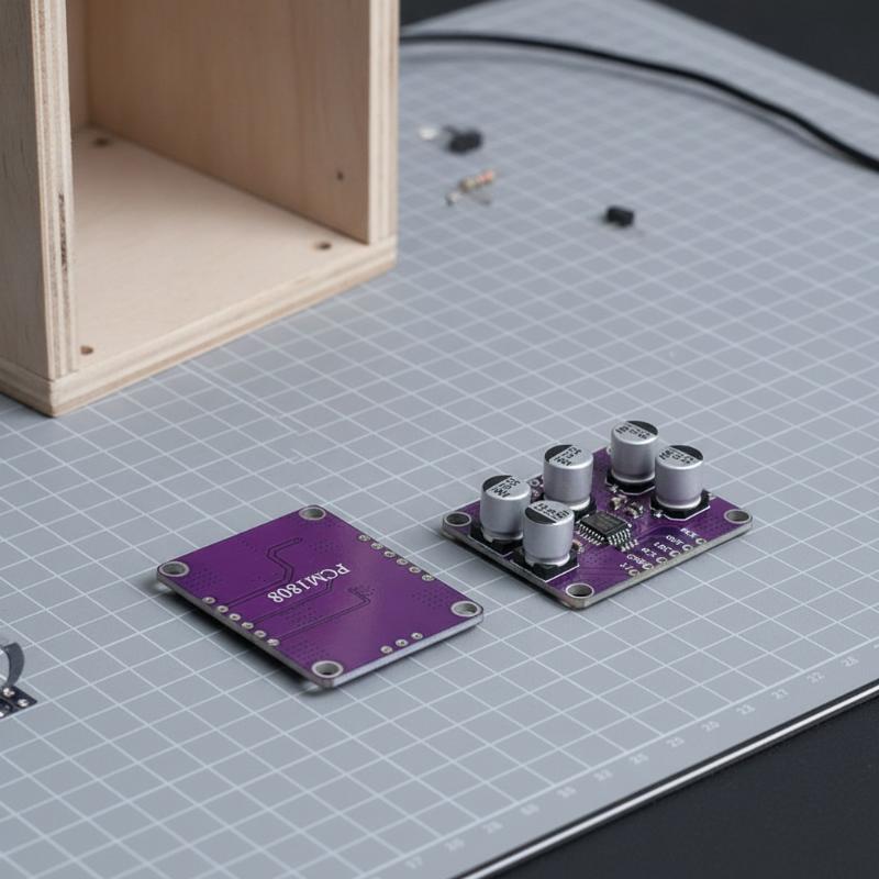 Diy Electronics Audio - 신형 24비트 PCM1808 스테레오 ADC 모듈