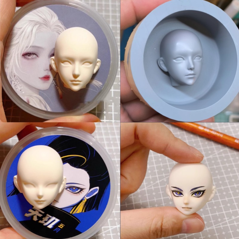 Diy Q - 3.0/3.6CM Q 버전 비례 얼굴 실리콘