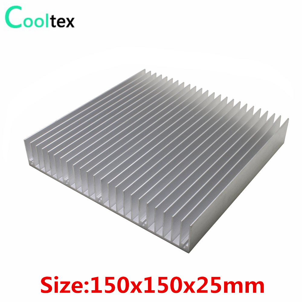 Diy Electronics Circuits - 150x150x25mm DIY 알루미늄 방열판 방열판 라디에이터