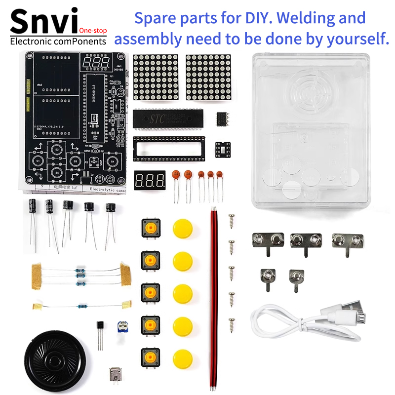 Diy Electronics Repair Kit - Snvi DIY 픽셀 게임 콘솔 키트