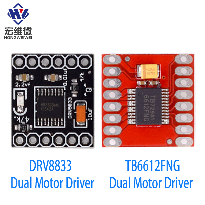 L298N Motor Driver - TB6612 DRV8833 L298N보다 우수한 Arduino 마이크로컨트롤러용