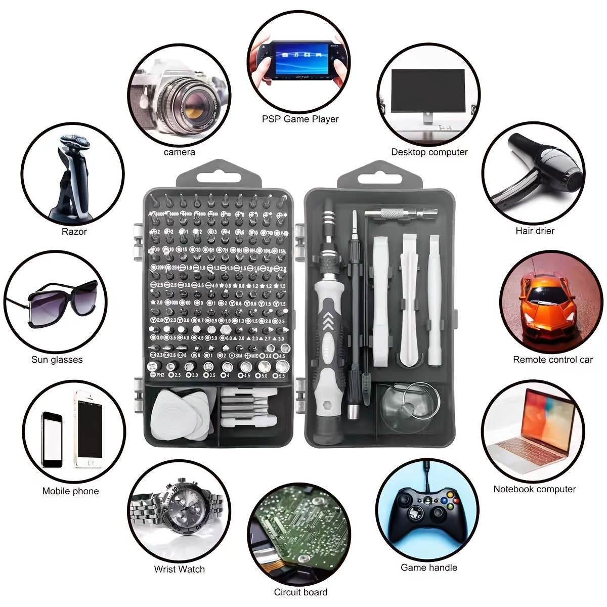 115in1 드라이버 비트 세트, 고경도, 전기 드릴/ - Diy Electronics Repair Kit 리뷰 및 가격