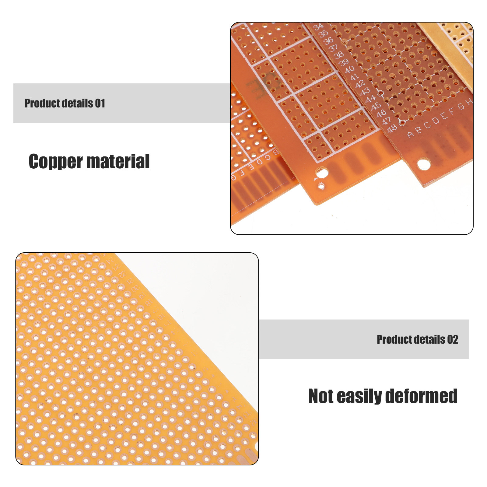32Pcs 납땜 가능한 단면 회로 기판 전자 프로젝트용 - Electronics Diy Pcb Design Projects 리뷰 및 가격