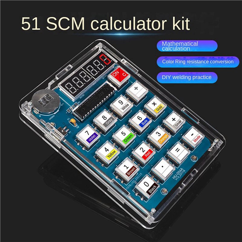 QWE-5X 계산기 DIY 키트 51 마이크로 컨트롤러 - Homemade Diy Electronics 리뷰 및 가격