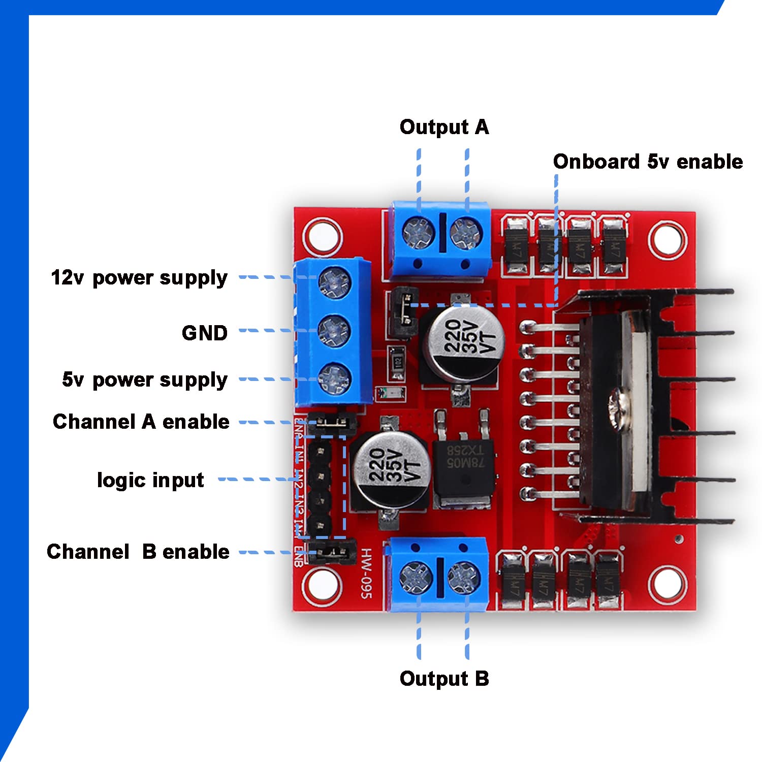 L298N 모터 드라이브 컨트롤러 보드 Arduino  - L298N Motor Driver 리뷰 및 가격