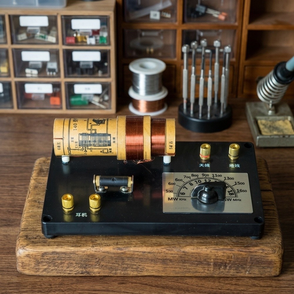 1세트 아날로그 수신기 DIY 키트, 크리스탈 감지기용 - Diy Electronics Projects For Beginners 리뷰 및 가격