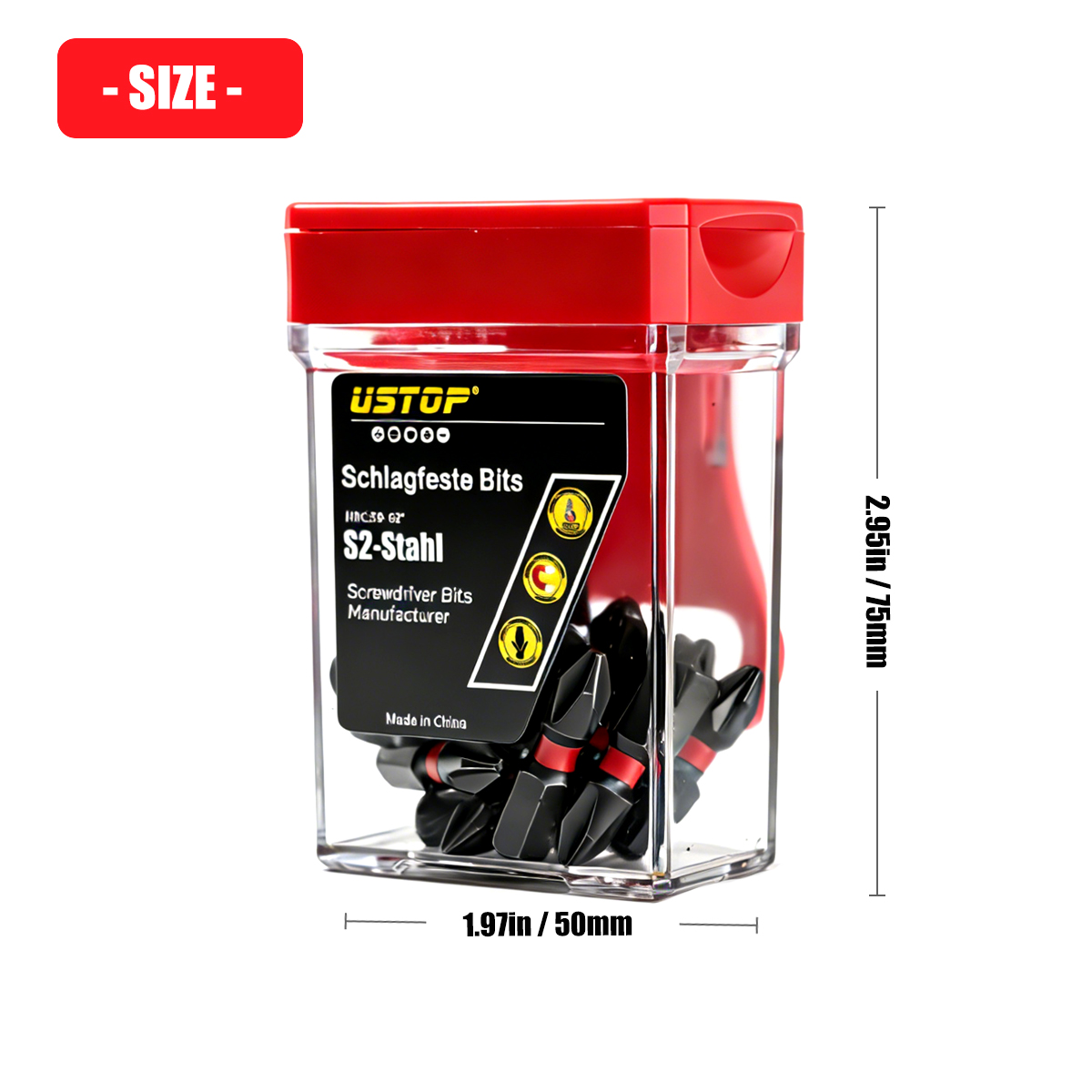 Ustop, Pz2 및 Ph2 임팩트 드라이버 비트 2 - Homemade Diy Electronics 리뷰 및 가격