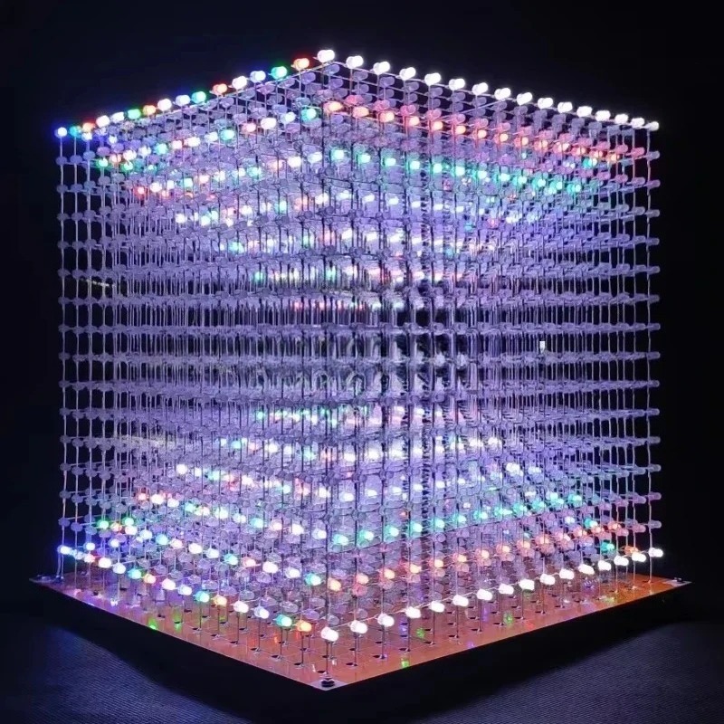 3 D16mini 라이트 큐브 키트 16x16x16 전 - Diy Electronics 리뷰 및 가격