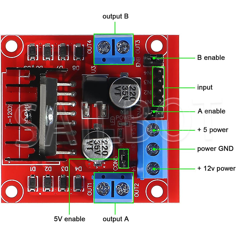 1/5/10PCS L298N DC 모터 드라이버 MX1 - L298N Motor Driver 리뷰 및 가격