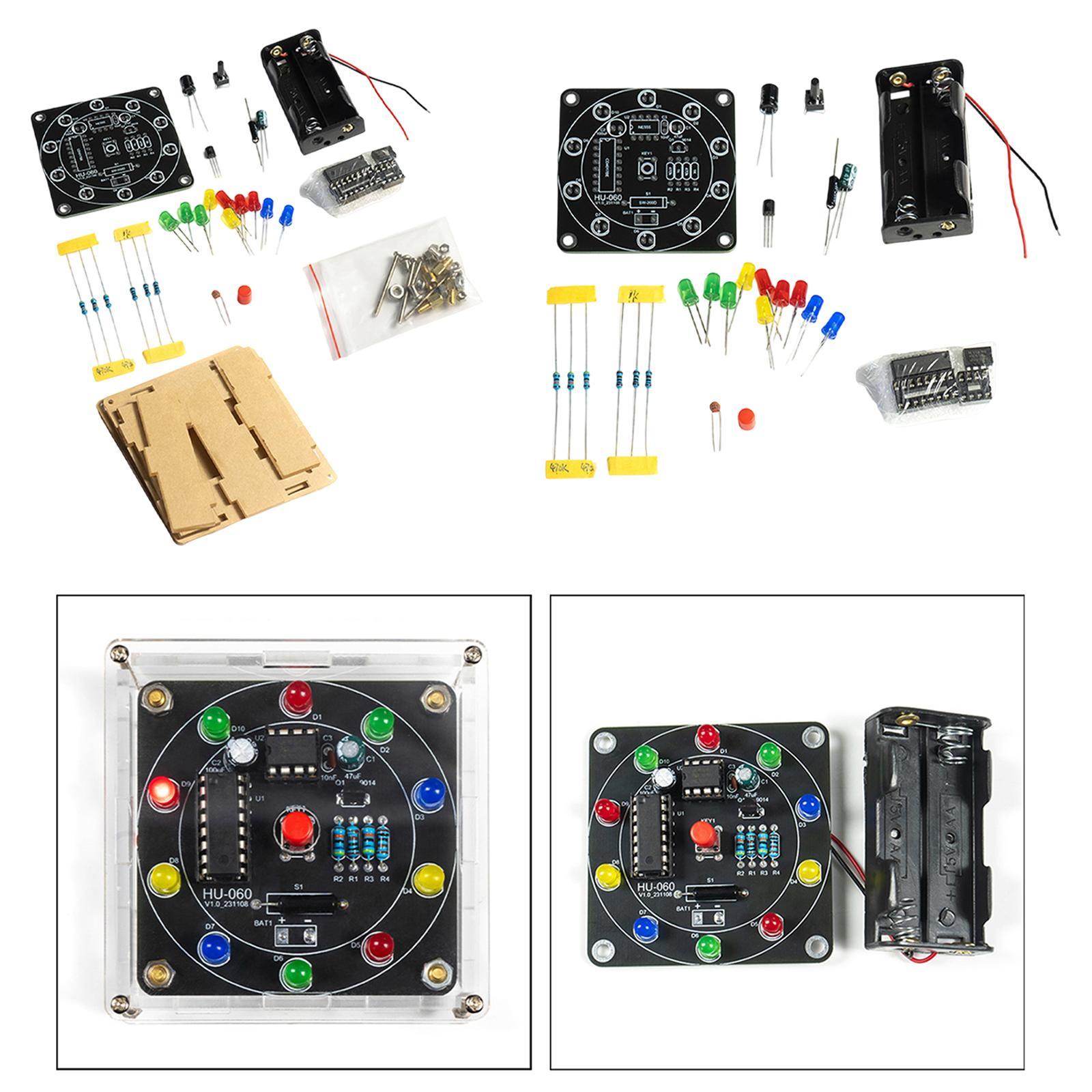 DIY 전자 행운의 바퀴 키트 Ne555 CD4017  - Diy Electronics Projects For Beginners 리뷰 및 가격