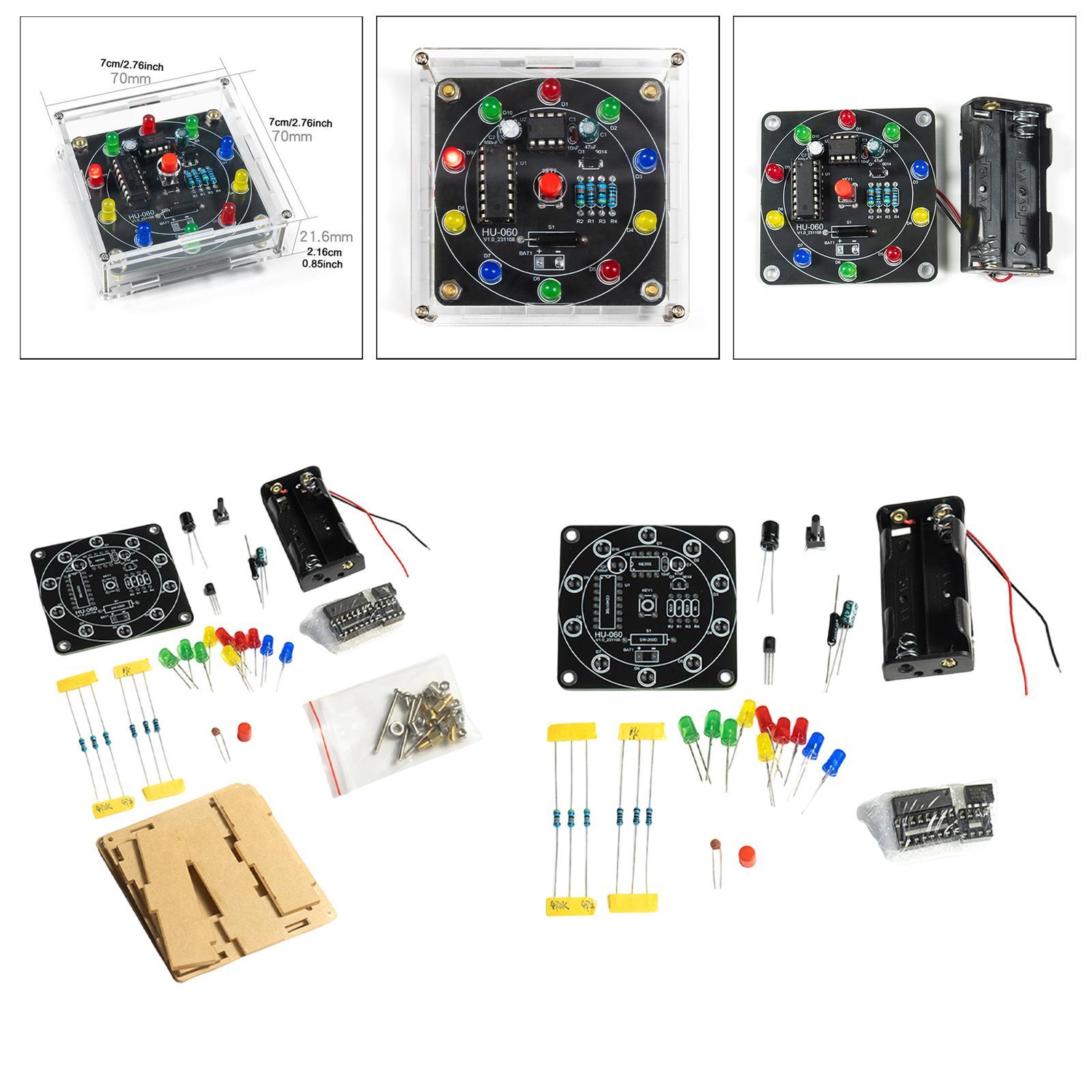 DIY 전자 행운의 바퀴 키트 Ne555 CD4017  - Diy Electronics Projects For Beginners 리뷰 및 가격