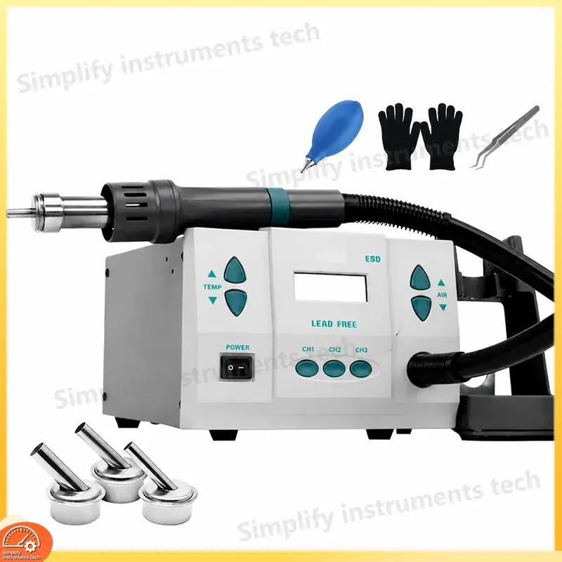 열풍기 BGA 리워크 스테이션 납땜 인두 1300W 1 - Diy Soldering Station No Electronics 리뷰 및 가격