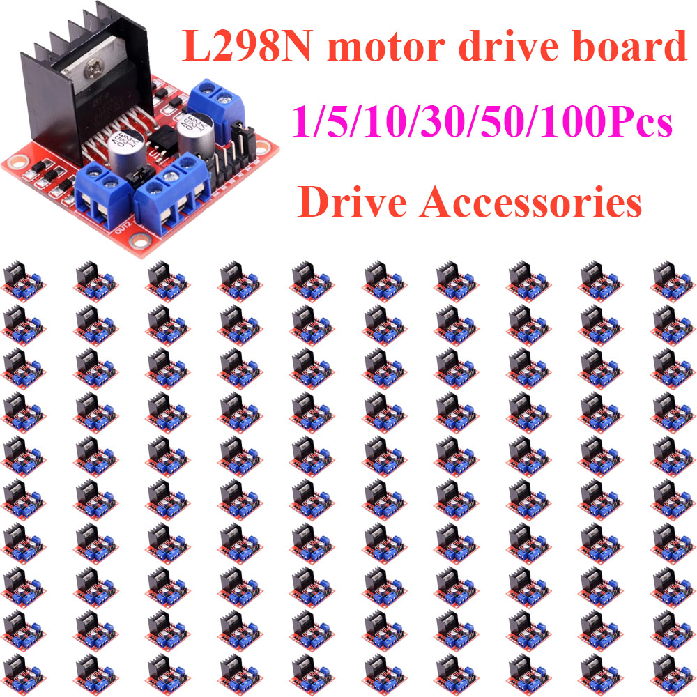 1~100Pcs L298N DC 스테퍼 모터 드라이버  - L298N Motor Driver 리뷰 및 가격