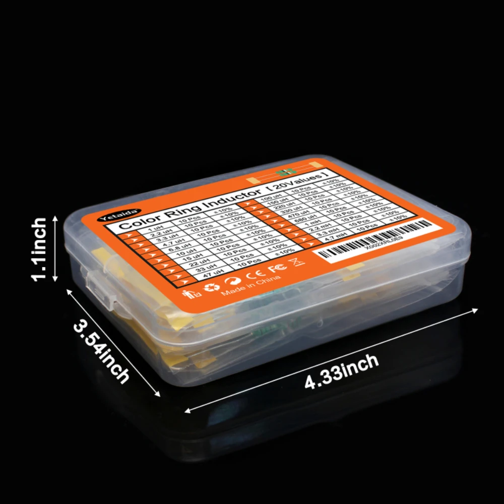200개 1/2W 0410 컬러 링 인덕터 키트 1uH - Diy Electronics Repair Kit 리뷰 및 가격