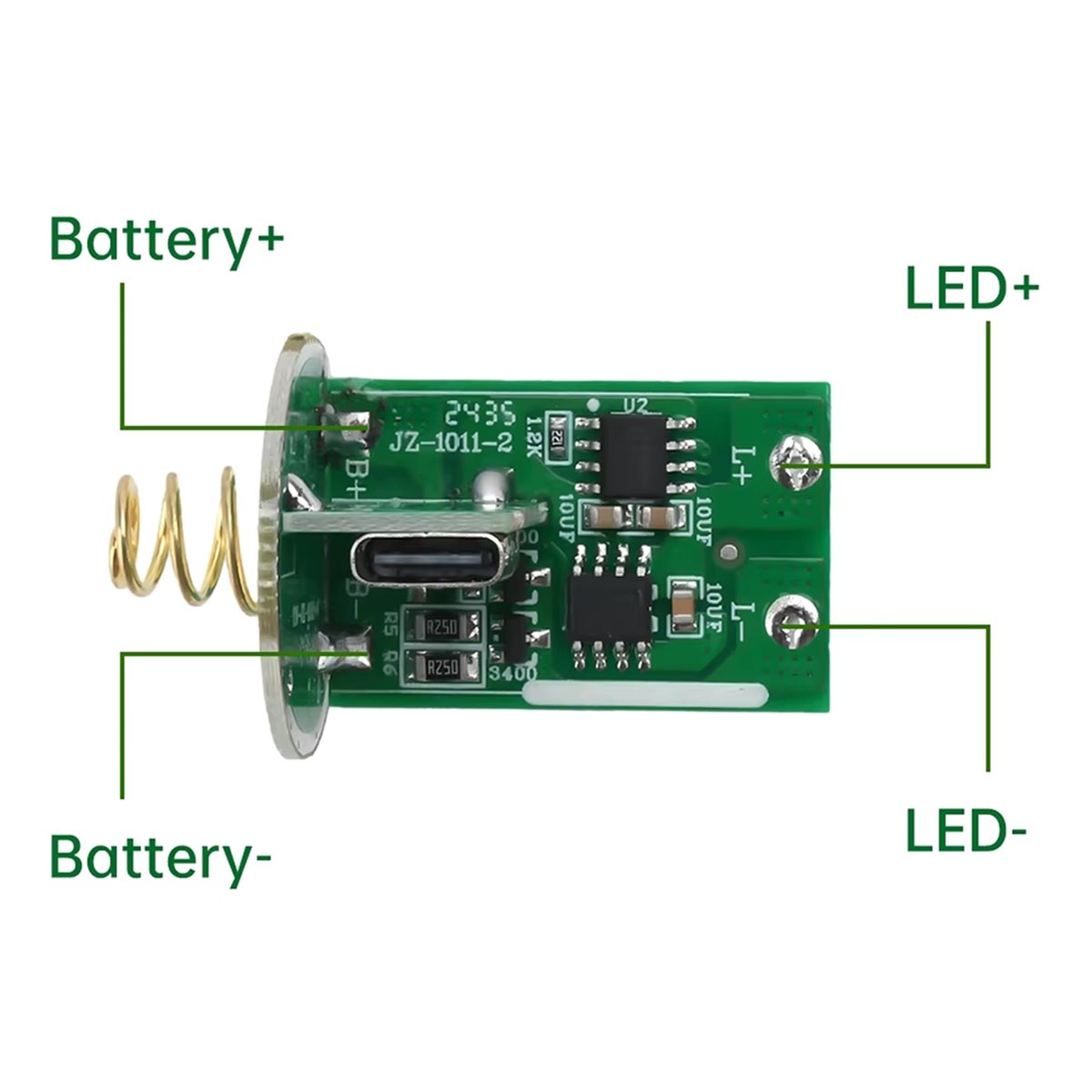 SWXF 2Pcs 3-4.2V 전기 토치 LED 회로  - Diy Electronics Circuits 리뷰 및 가격