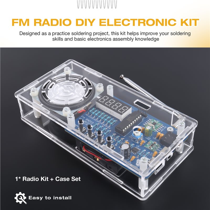 Y43A-초보자를 위한 전자 DIY 키트 FM 라디오용 - Diy Electronics Projects For Beginners 리뷰 및 가격