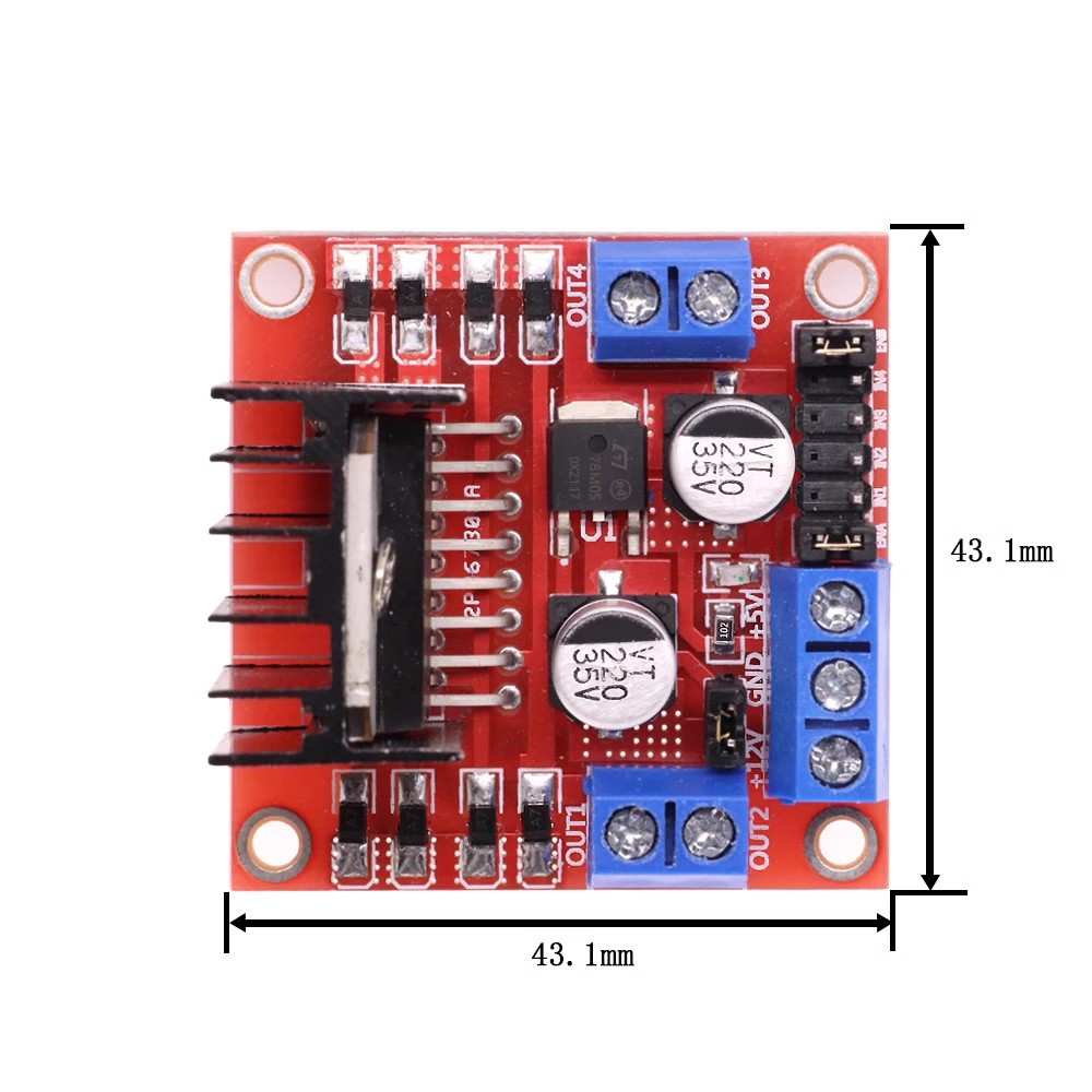 1~100Pcs L298N 듀얼 채널 DC 스테퍼 모터 - L298N Motor Driver 리뷰 및 가격