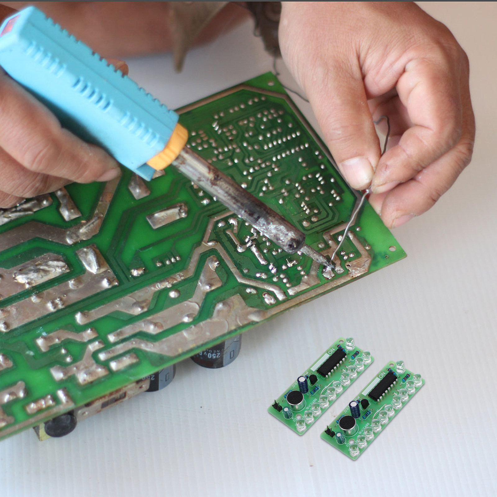 2세트 사운드 제어 LED 플로우 라이트 청소년용 납땜 - Diy Electronics Projects For Beginners 리뷰 및 가격