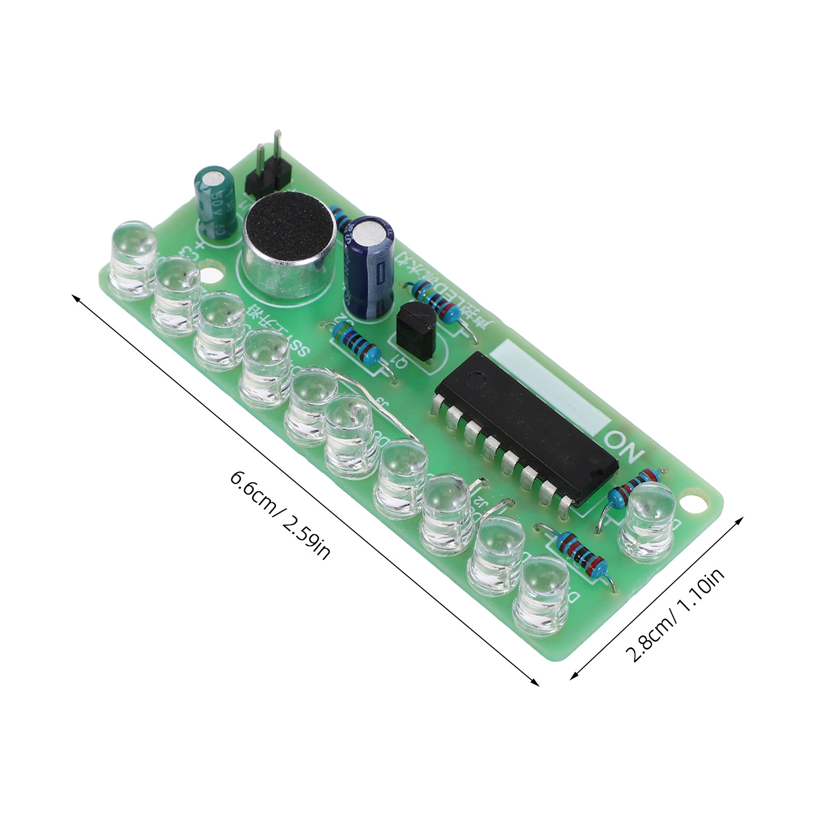 2세트 사운드 제어 LED 플로우 라이트 청소년용 납땜 - Diy Electronics Projects For Beginners 리뷰 및 가격