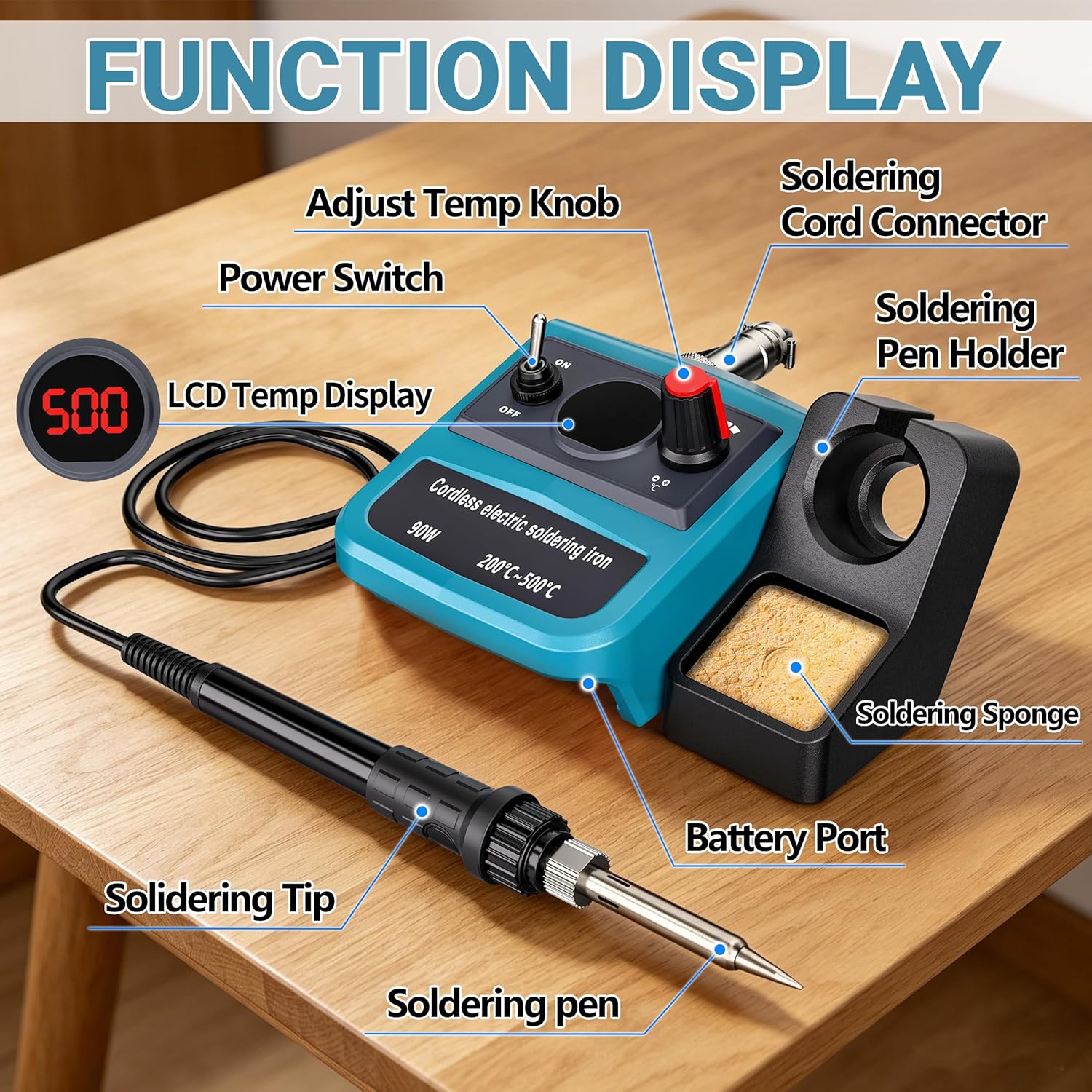 마키타 18V LXT 배터리용 90W LED 디지털 무 - Diy Electronics Repair Kit 리뷰 및 가격