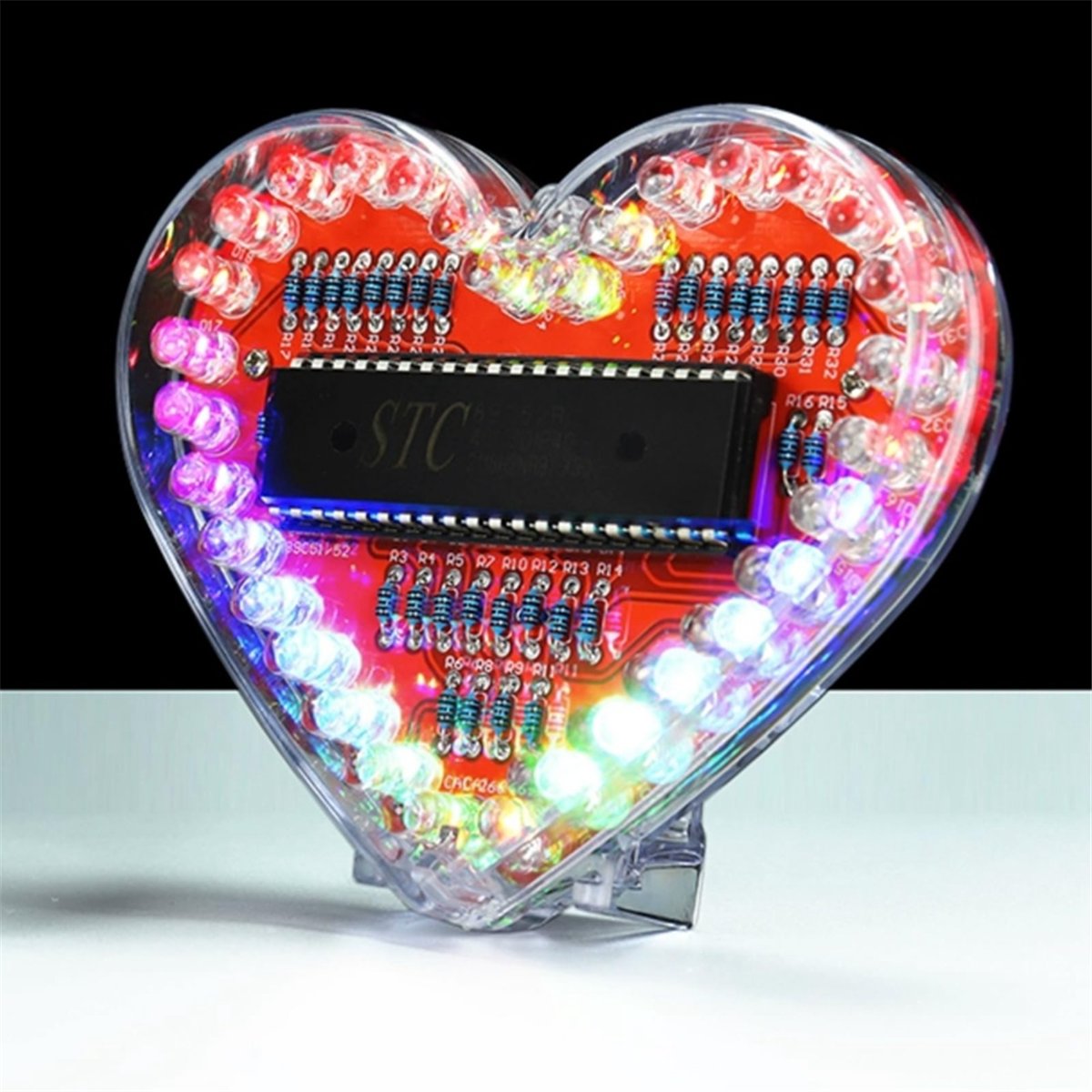DT262/납땜 연습 키트, 하트 모양 LED 조명 납 - Diy Electronics Projects For Beginners 리뷰 및 가격
