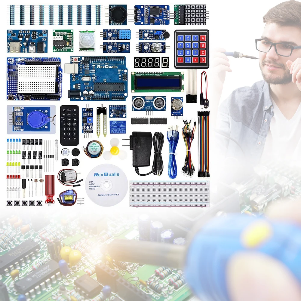아두이노 프로그래밍 프로젝트용 풀 버전 스타터 학습 키 - Diy Electronics Projects For Beginners 리뷰 및 가격