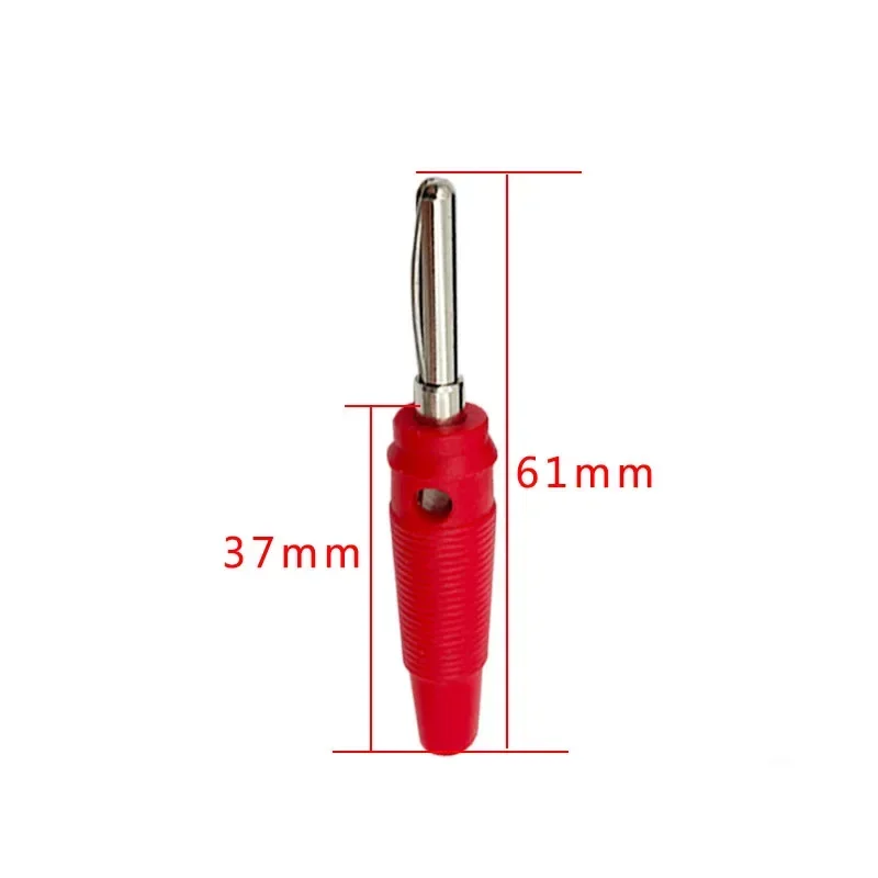 10pcs 4mm 바나나 플러그 커넥터 남성 플러그 오 - Diy Electronics Audio 리뷰 및 가격