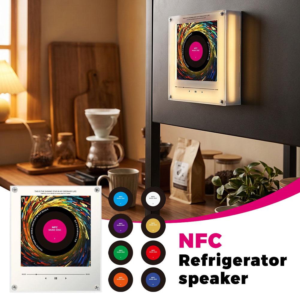 NFC 음악 냉장고 자석 조명 타입-C 충전식 탭하여  - Diy Electronics Audio 리뷰 및 가격