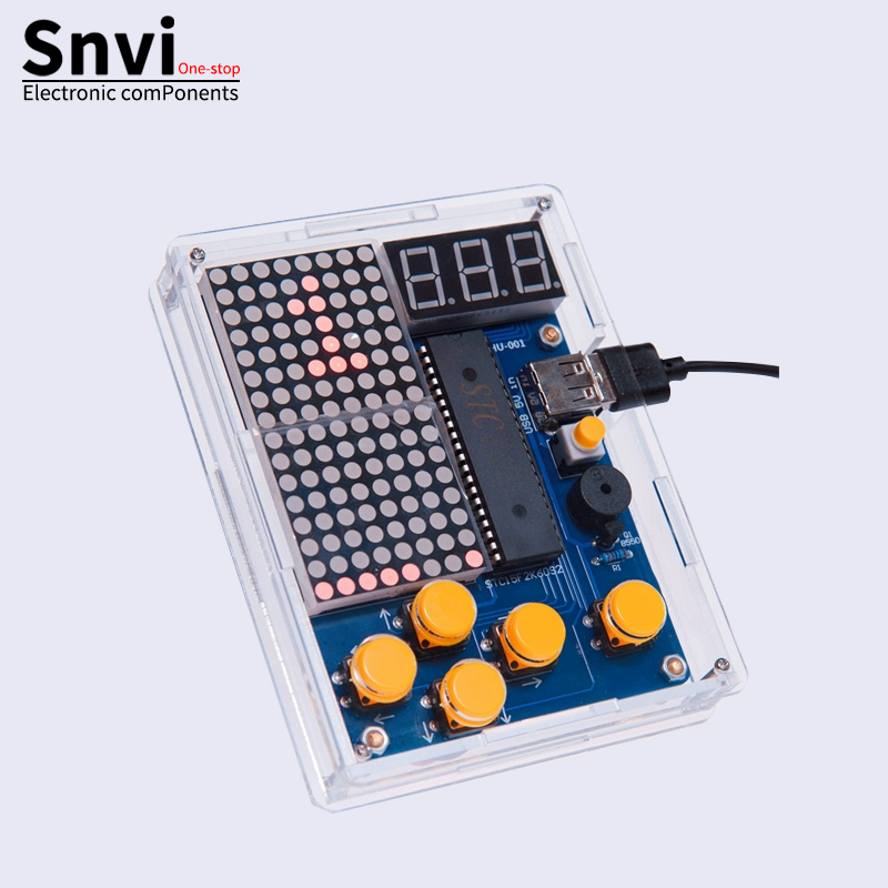 Snvi DIY 픽셀 게임 콘솔 키트 51 MCU 테트 - Diy Electronics Repair Kit 리뷰 및 가격