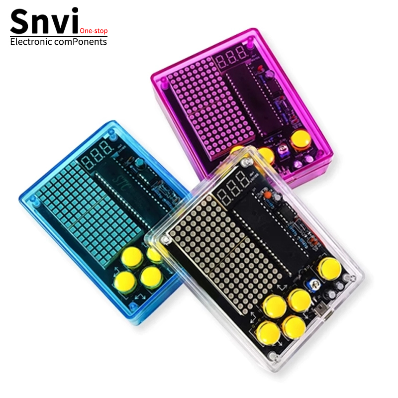 Snvi DIY 픽셀 게임 콘솔 키트 51 MCU 테트 - Diy Electronics Repair Kit 리뷰 및 가격
