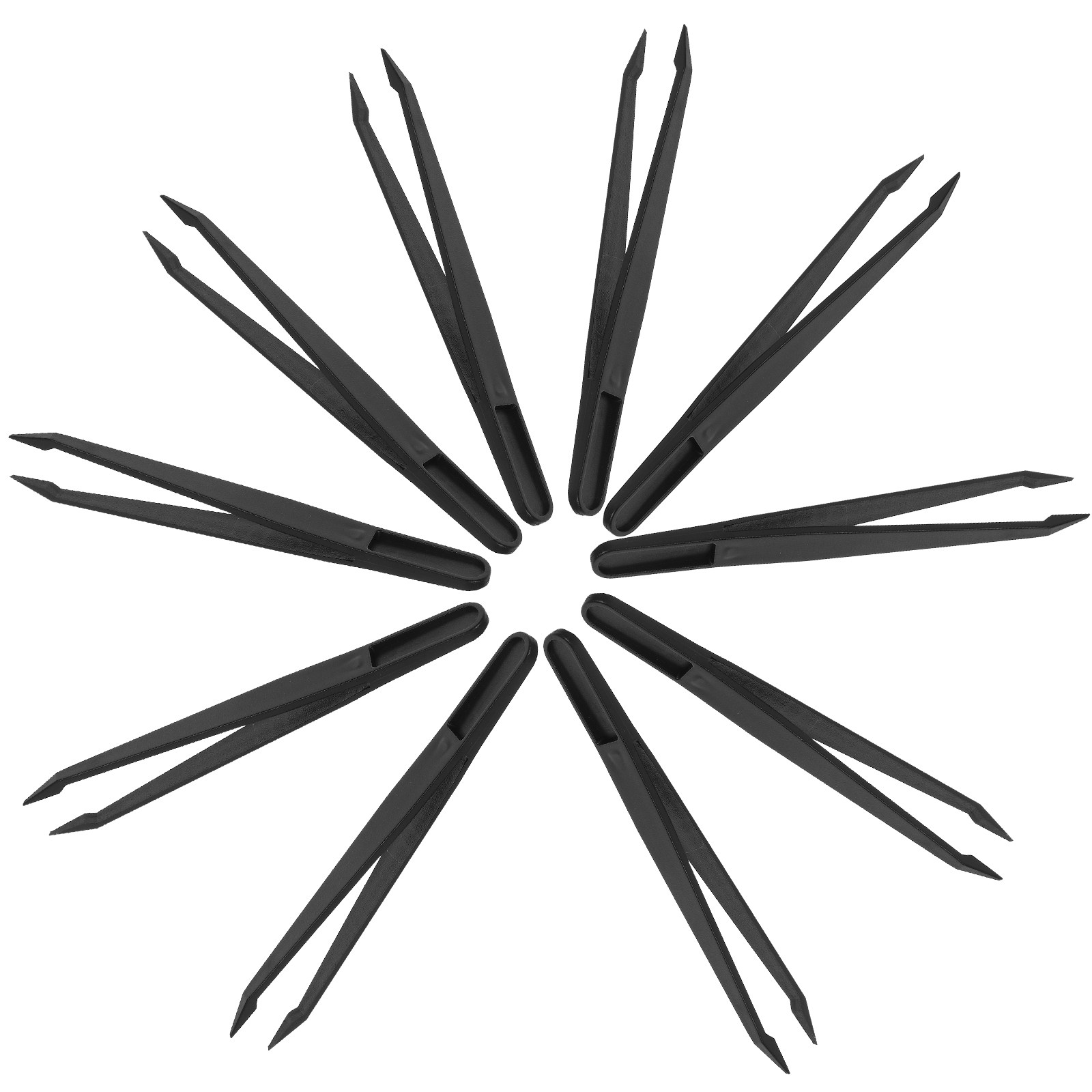 10개 플라스틱 핀셋 정밀 팁 공예용 핀셋 전자제품,  - Diy Electronics Art 리뷰 및 가격