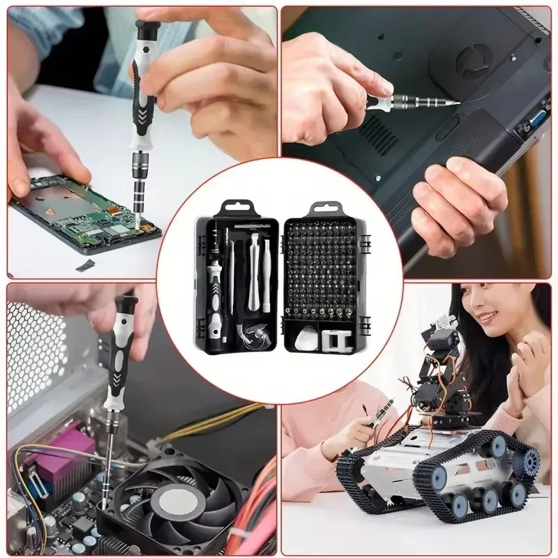 115-in-1 정밀 드라이버 세트(자석 비트 포함)  - Diy Electronics Repair Kit 리뷰 및 가격